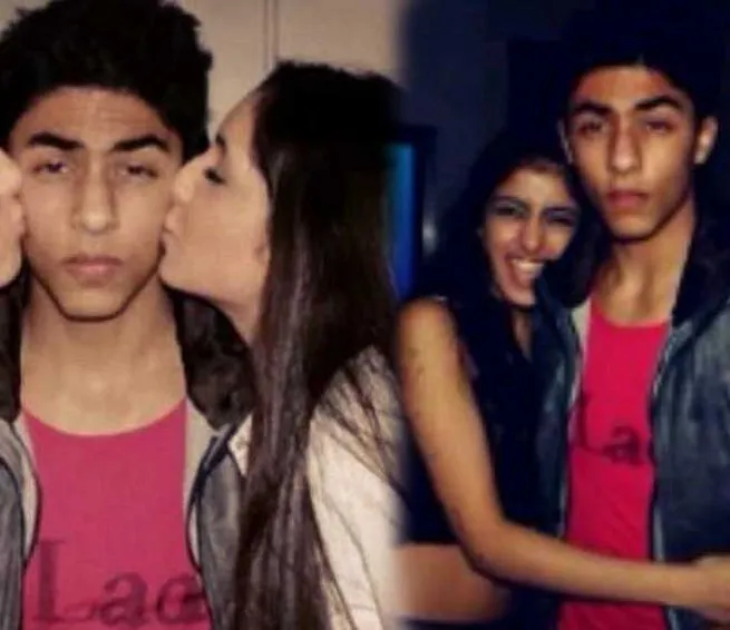 Potret kedekatan Aryan dan Navya. @Dailybhaskar
