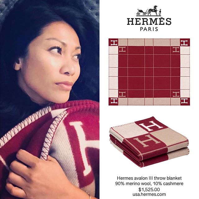 Hermes Pink Adada Avalon blanket– TC