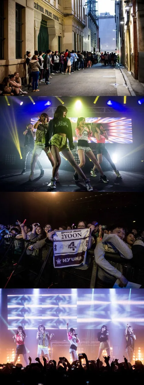 Konser 4minute di Australia ©kpopstarz.com