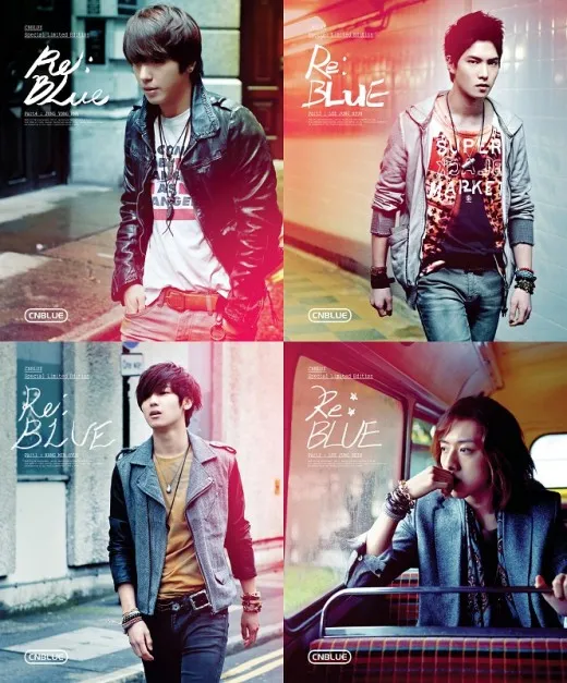 Cover individu untuk album RE:BLUE. Siapa yang kamu pilih? ©soompi.com