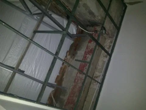 Bagian Rumah Firda yang roboh