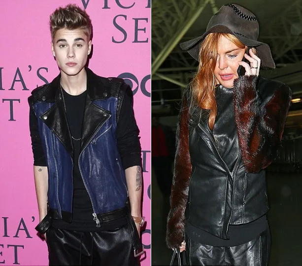 Justin Bieber - Lindsay Lohan @ dailymail.co.uk