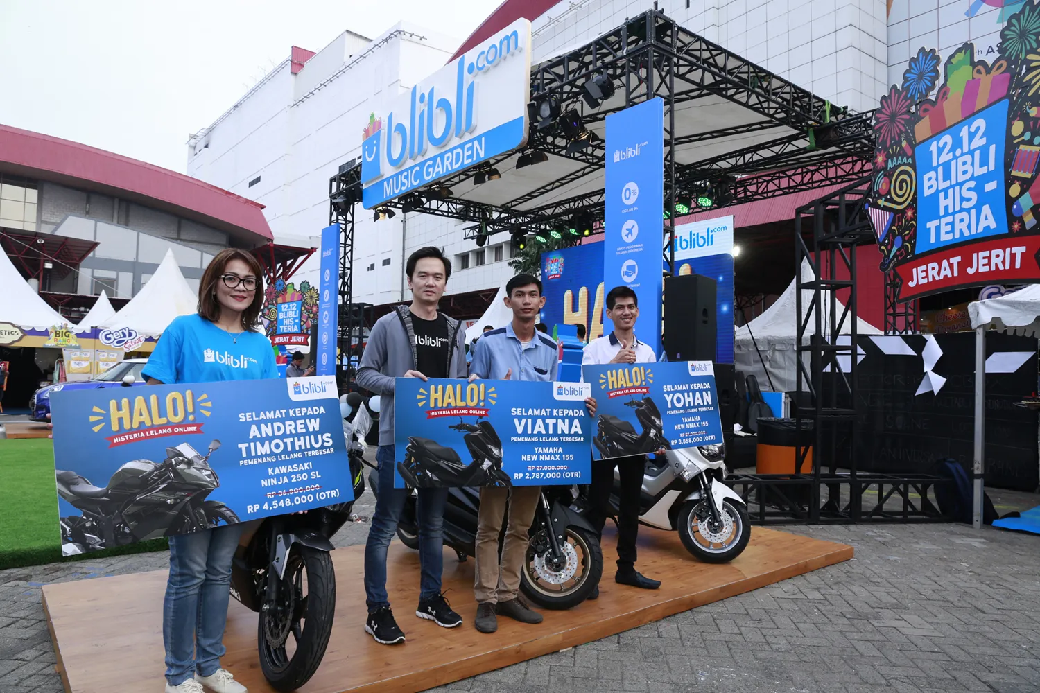 Para pemenang program Blibli HALO / Credit: KapanLagi - Akrom Sukarya