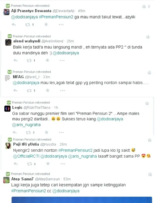Preman Pensiun 2 membuat penonton heboh