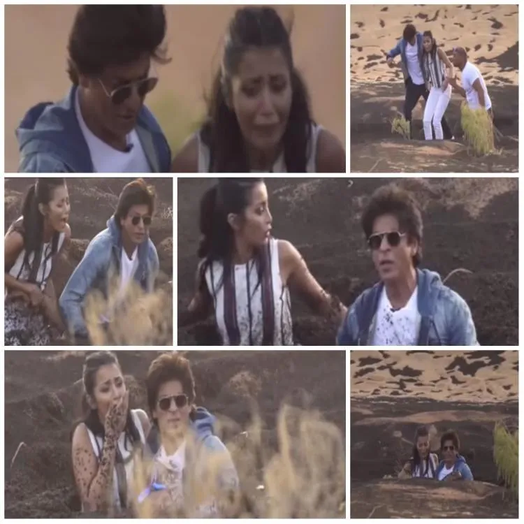 Shahrukh kala marah ke Ramez ©pinkvilla