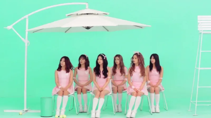 A Pink di video klip Mr Chu versi Jepang © YouTube