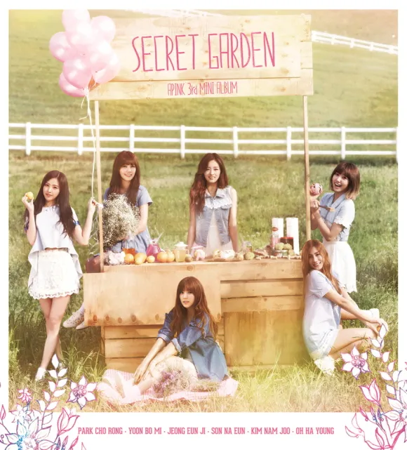 Cover mini album A Pink, SECRET GARDEN ©soompi.com