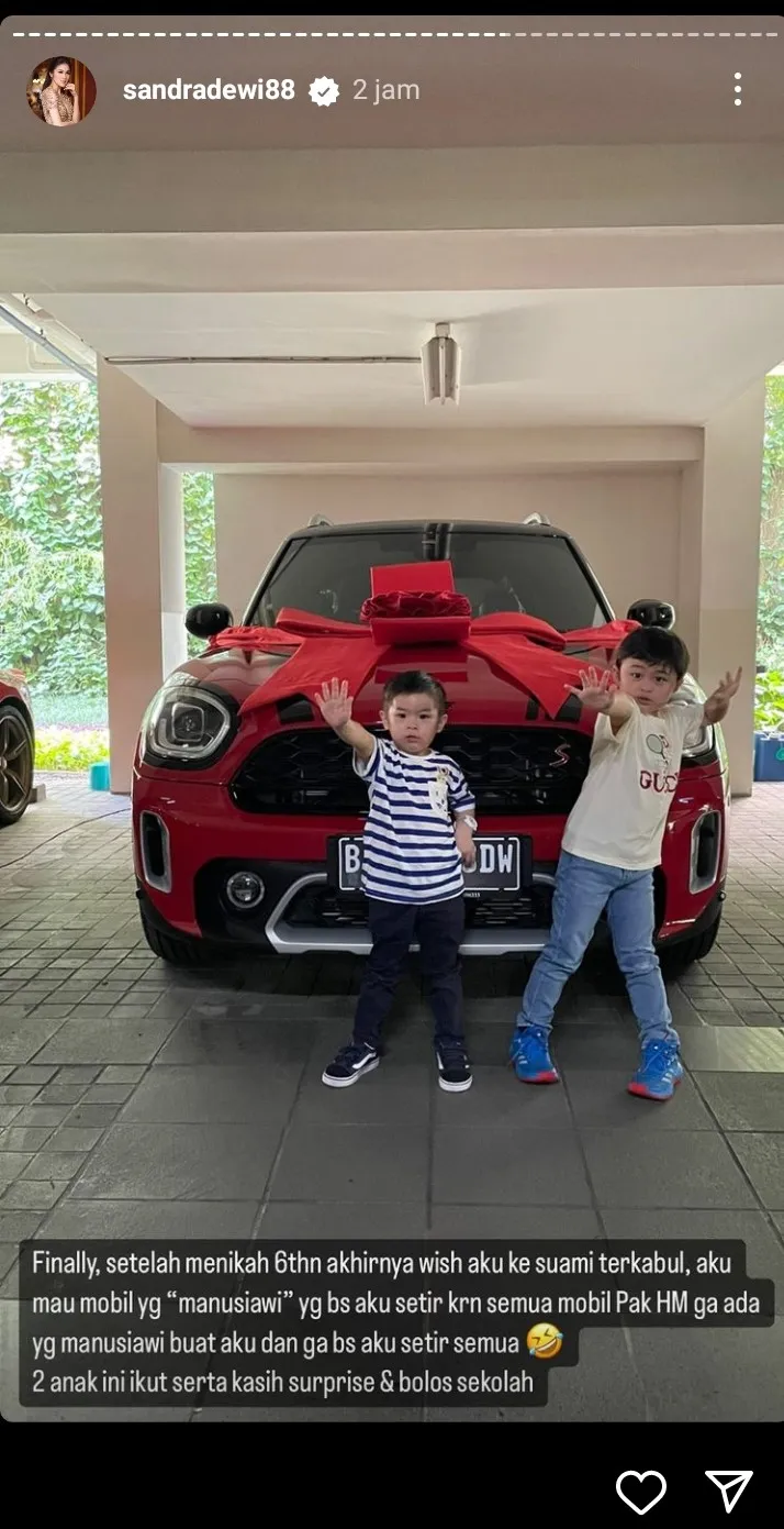 (credit: instagram/sandradewi88)