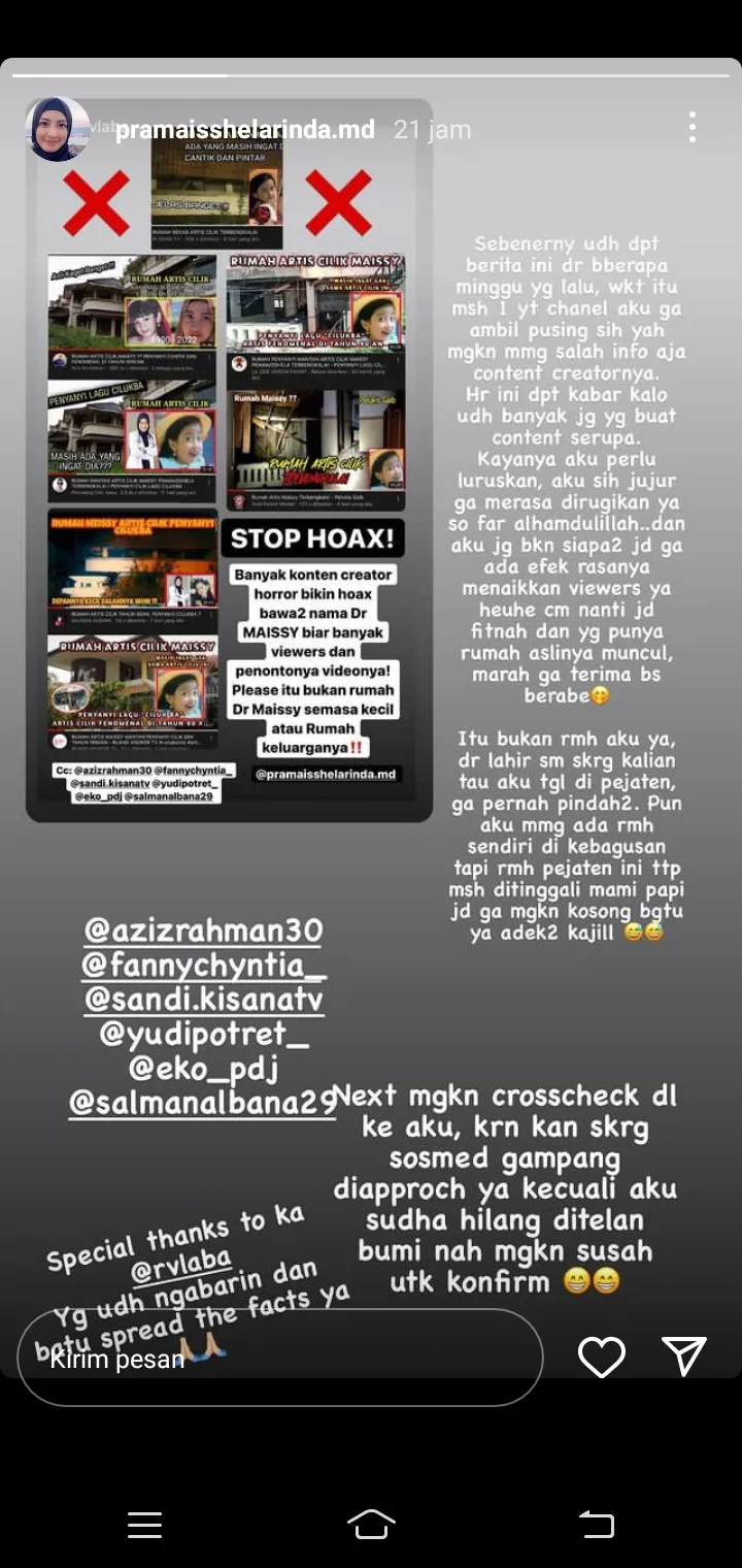 (credit: instagram/pramaisshelarinda.md)