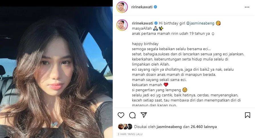 (credit: instagram/ririnekawati)