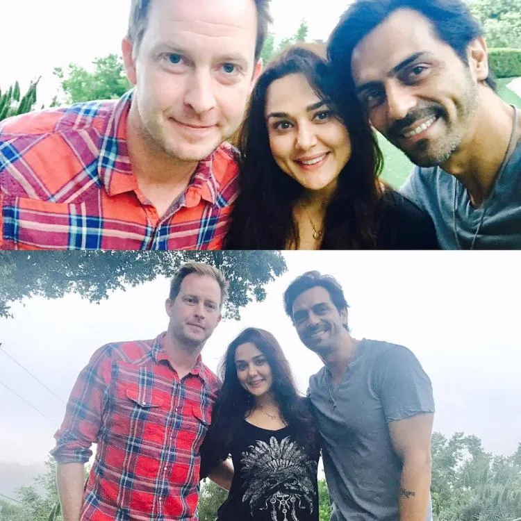 Arjun bertemu Preity di Amerika ©instagram