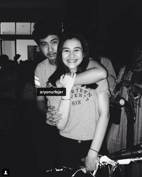 Aaliyah dan pacarnya Aryo © instagram.com/aaliyah.massaid