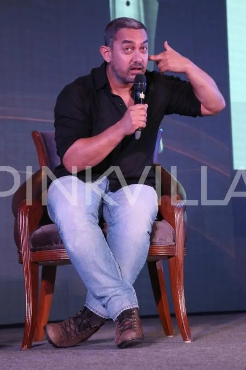 Aamir saat bicara tentang toleransi antar umat di India. ©pinkvilla