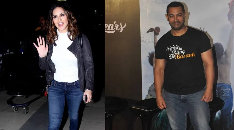Sunny dan Aamir Khan makan siang bareng? © Indianexpress.com