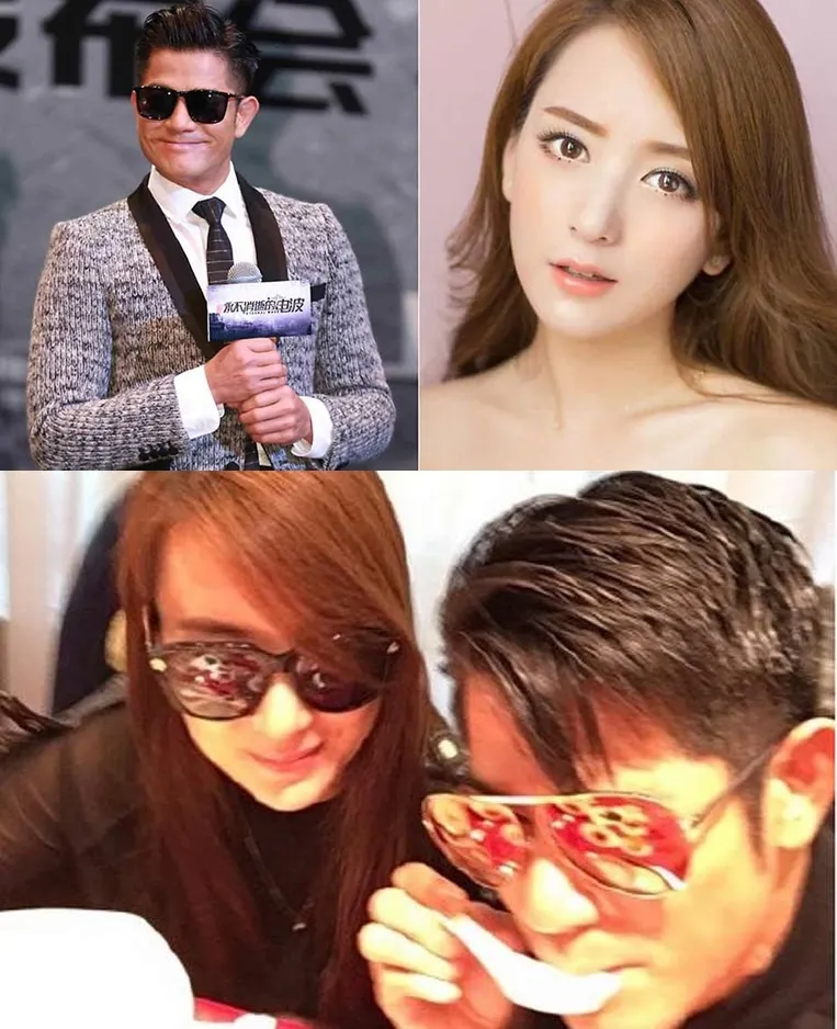 (Bawah) foto baru Aaron Kwok dengan Moka Fang yang diunggah di Weibo. © istimewa