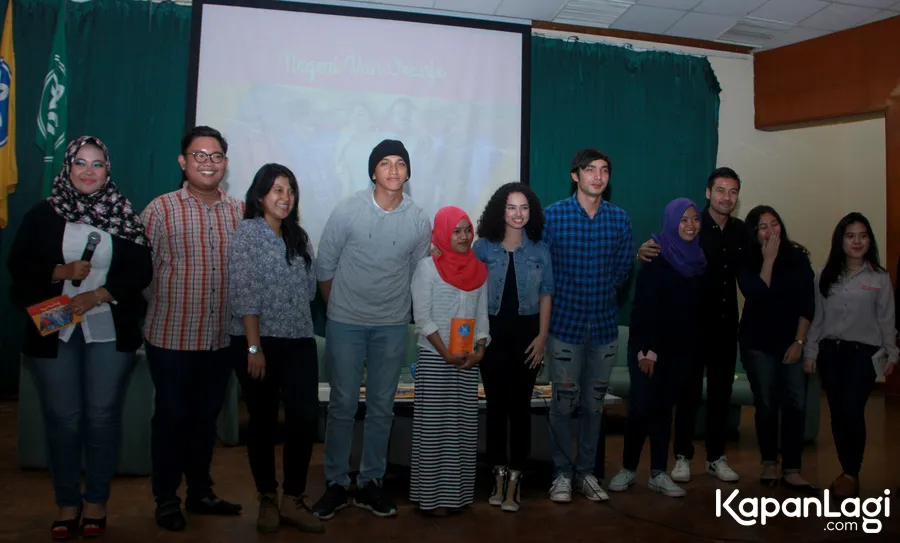 Aktor NVO saat promosi di IPB © KapanLagi.com®/Muhammad Akrom Sukarya