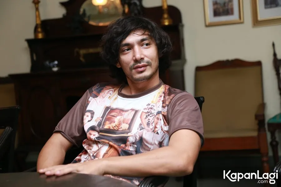 Tak pernah bertemu ayah kandungnya, Abimana berharap meninggalkan memori indah untuk anak-anaknya. ©KapanLagi.com/Agus Apriyanto 