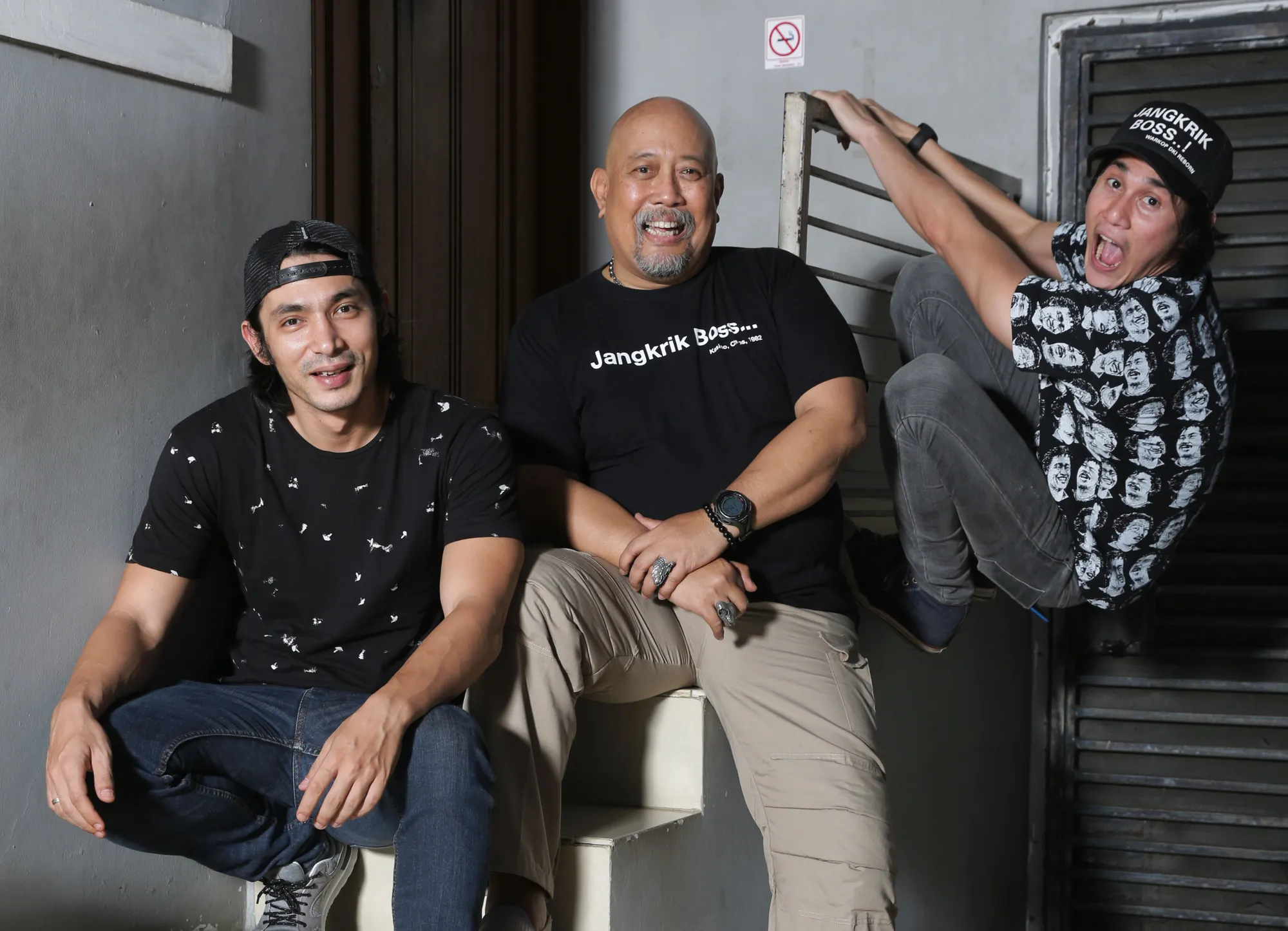 Abimana Aryasatya, Indro Warkop & Vino G. Bastian © Kapanlagi/Budy Santoso