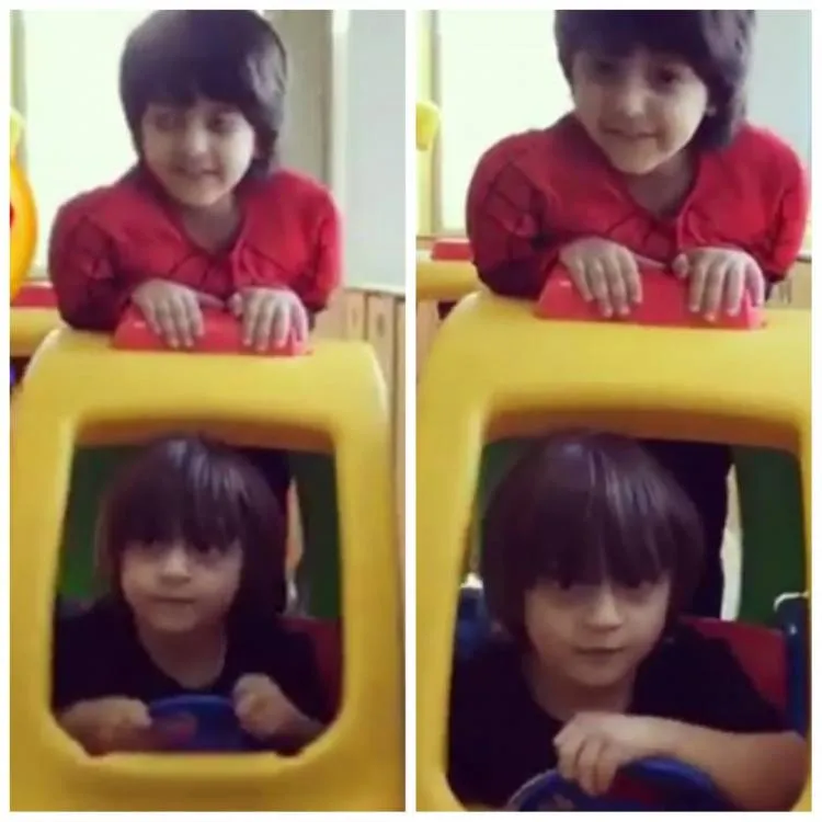 AbRam bermain dengan anak Dabboo ©pinkvilla
