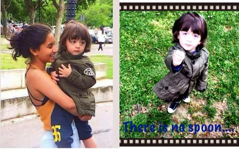 Ini dia potret kelucuan AbRam Khan @twitter.com/iamsrk