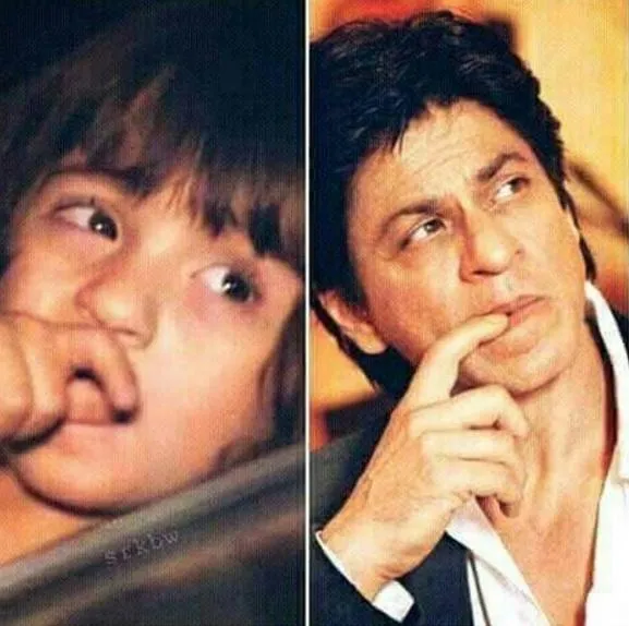 Begini gaya AbRam Khan saat pose gigit jari, unyu kan? © Pinkvilla.com
