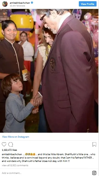 Kepolosan AbRam Membuat Big B Gemas