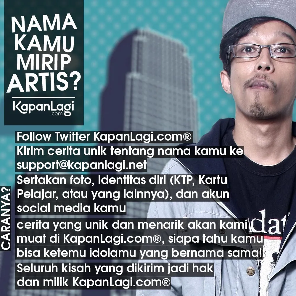 Nama Kamu Mirip Dengan Artis? Coba Simak Yang Satu Ini Deh 