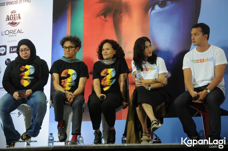 Mira Lesmana legowo harus berbagi layar dengan film CAPTAIN AMERICA © KapanLagi.com®/Bayu Herdiyanto