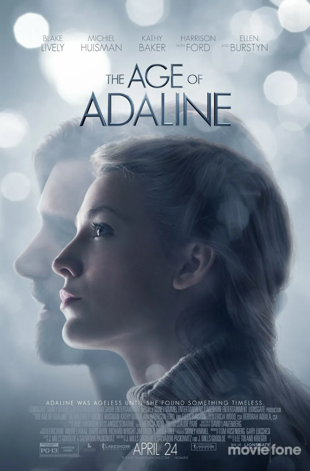 Poster fim THE AGE OF ADALINE © LionsGate via moviefone