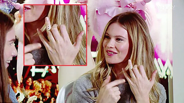Behati pamerkan cincin pernikahannya yang berupa tato @ Yahoo! Style