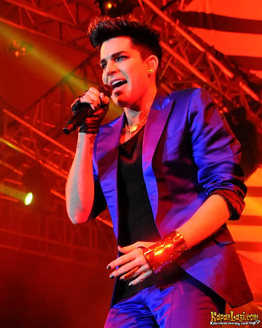 Adam Lambert/@Foto: KapanLagi.com®/Bambang