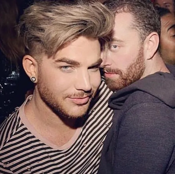Gara-gara foto ini, Adam dan Sam digosipkan pacaran © instagram.com/adamlambert