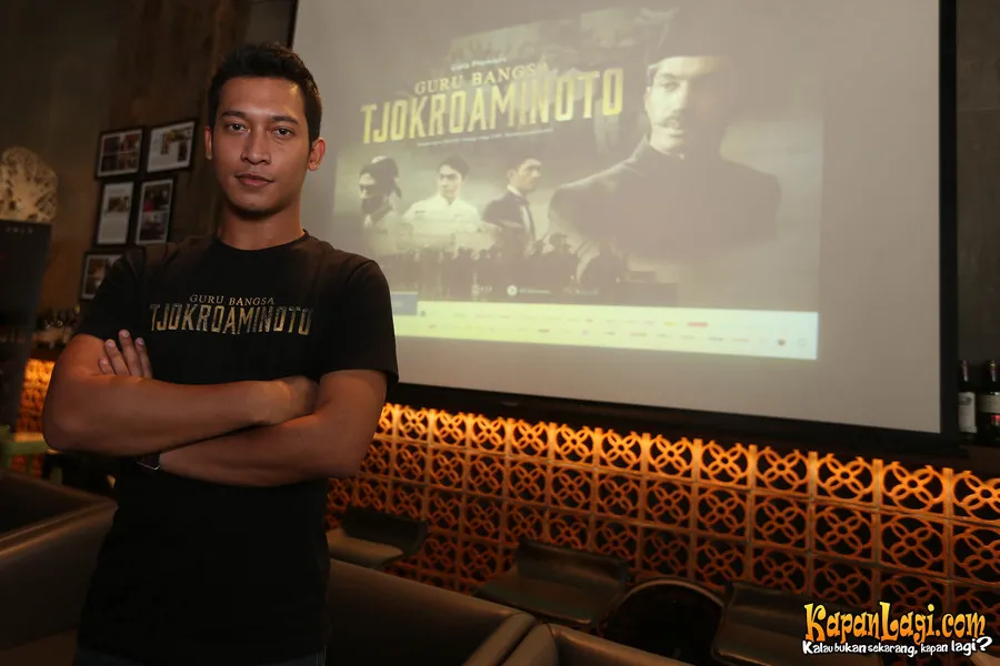 Ade Firman Hakim ketika hadir di press screening film GURU BESAR TJOKROAMINOTO © KapanLagi.com®/Budy Santoso