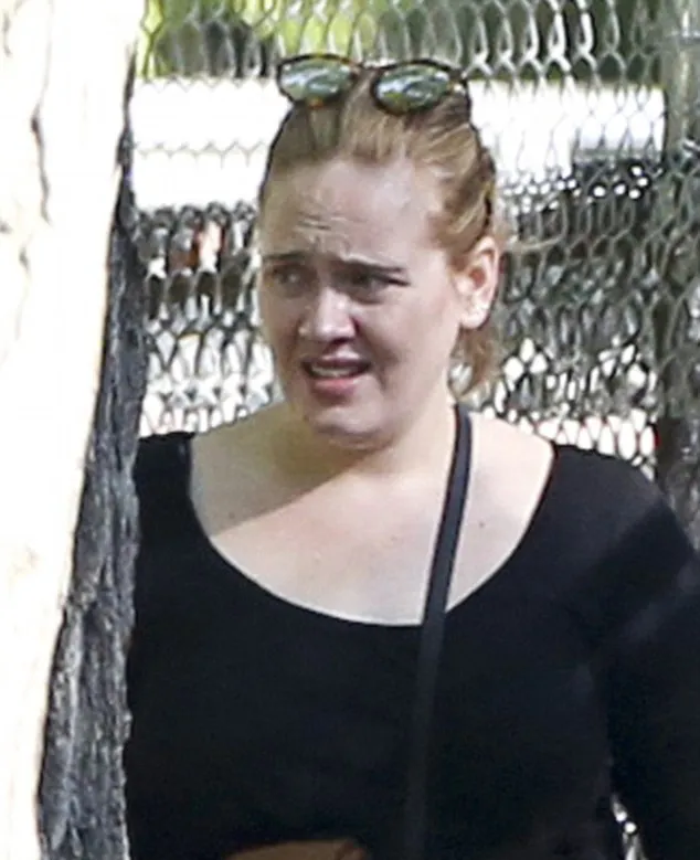 Adele tetap cantik meski tanpa makeup! © dailymail.co.uk
