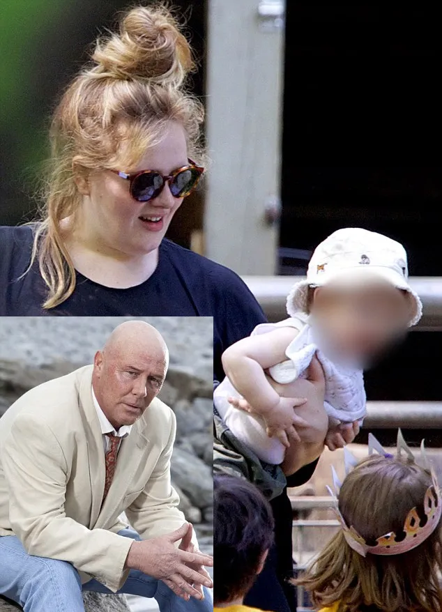 Adele - Angelo - Mark @ dailymail.co.uk