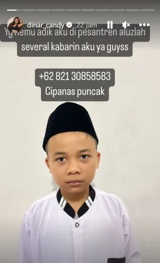Potret Adik Dinar Candy (Credit: Instagram/dinar_candy)