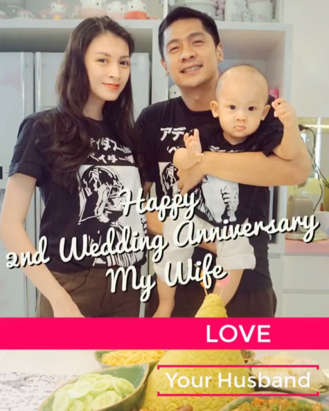 Anniversary Pernikahan, Adi Beri Ucapan Manis Untuk Donita 