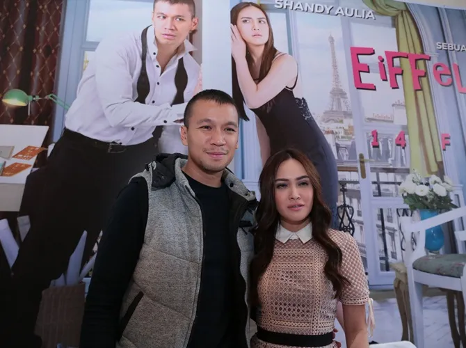 Karakter Tita dan Adit tak banyak berubah ketika diperankan kembali oleh Samuel Rizal dan Shandy Aulia. (Credit: KapanLagi.com/Muhammad Akrom Sukarya)