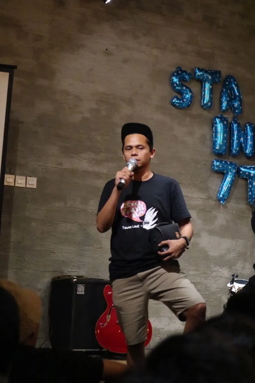 Adjis lah yang menjadi ketua panitia acara syukuran ini © KapanLagi.com®/Mathias Purwanto