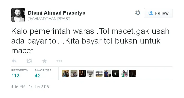 Tweet Dhani (1) / © Twitter