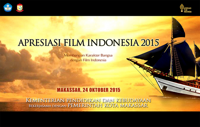 Poster AFI 2015 yang akan diselenggarakan di Makassar. © Kemenbdikbud via Muvila
