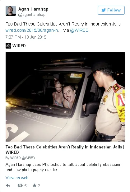 Tweet Agan mengenai pemberitaan dirinya / © Twitter