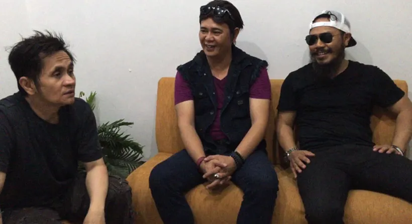 Aggrie bersama Jamrud © KapanLagi.com®/Sahal Fadhli