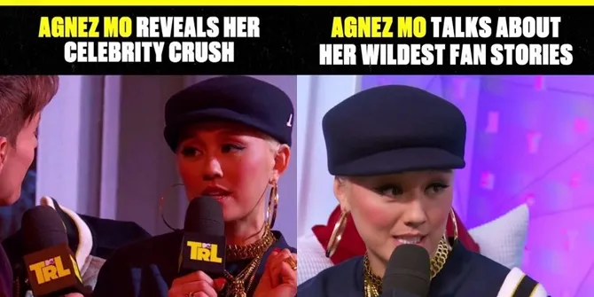 Nampaknya, Agnez Mo tidak tampil menyanyi dalam acara MTV TRL. © Instagram/trl