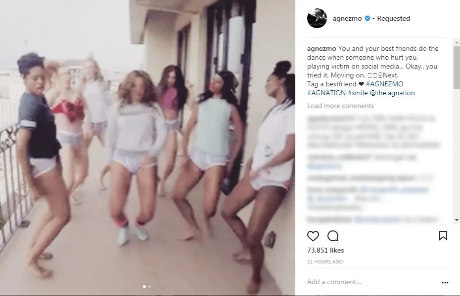 Postingan Agnez menyindir seseorang? © instagram.com/agnezmo