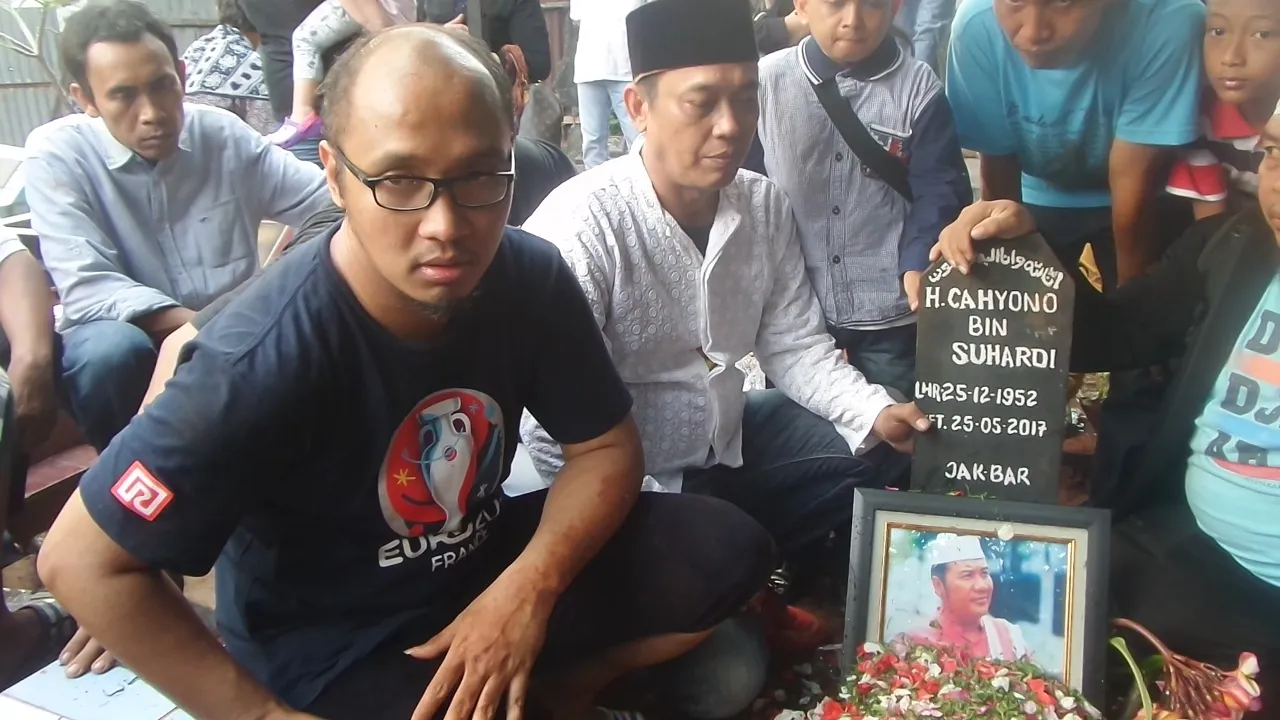 Agung, anak Cahyono menceritakan kronologi kematian ayahnya © KapanLagi.com®/Abbas Adi Nugroho