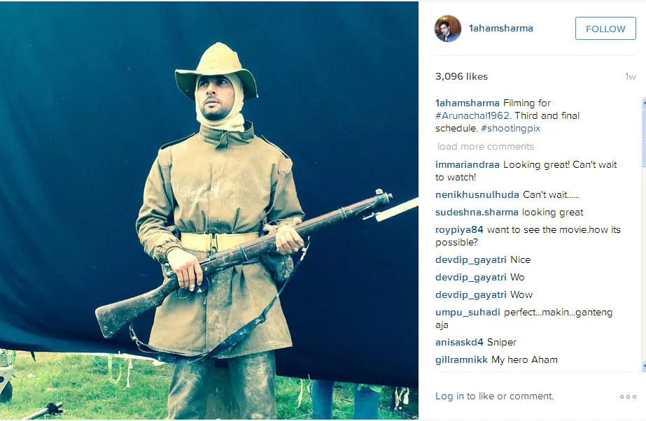 Ini dia penampilan Aham dalam film terbarunya, masih ganteng kan? @instagram.com/1ahamsharma