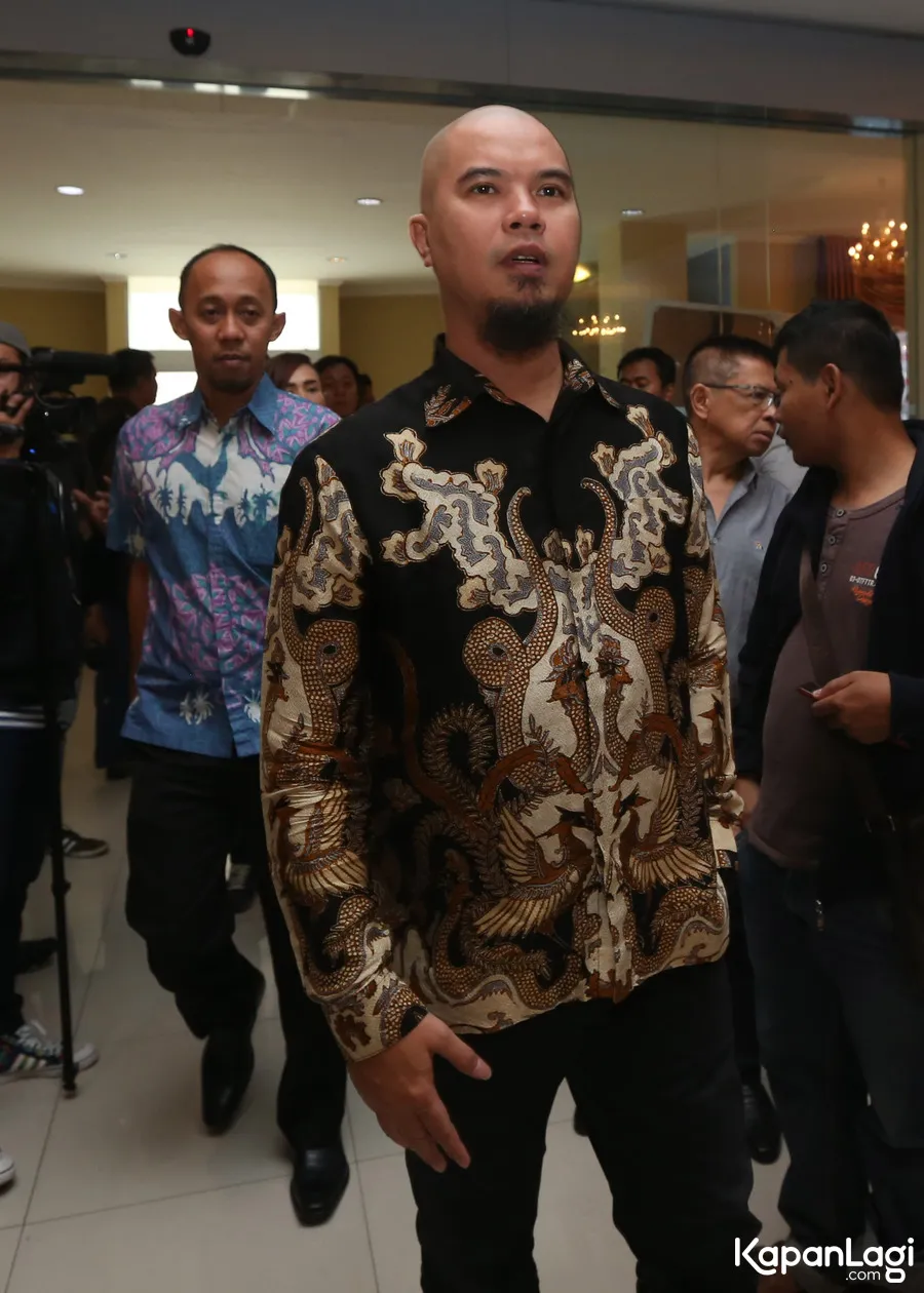 Terkait dugaan penistaan agama, Dhani percaya Kepolisian harus menindak Ahok. ©KapanLagi.com/Budy Santoso