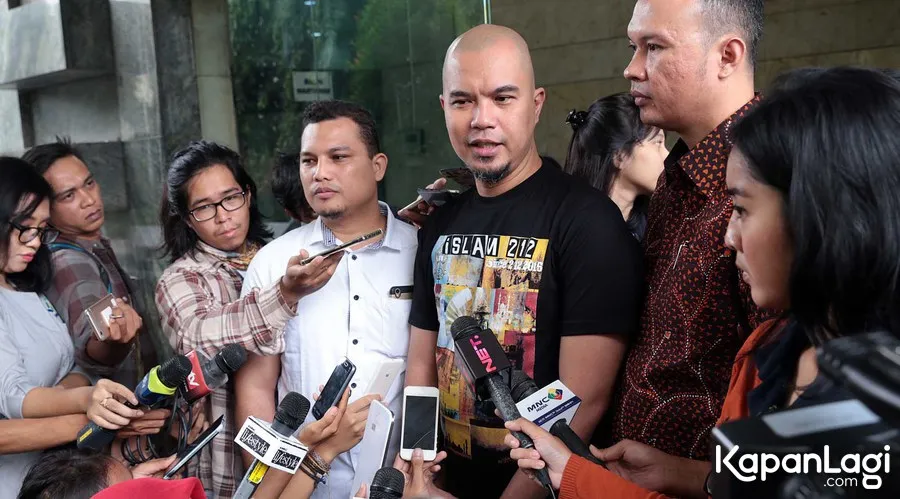 Dhani ditetapkan sebagai tersangka. ©KapanLagi.com/Agus Apriyanto