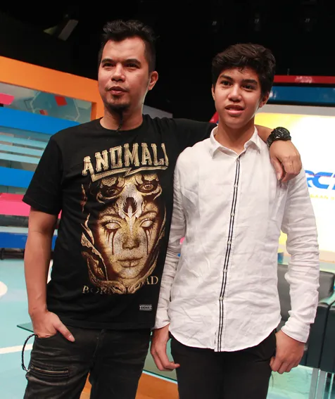 Ahmad Dhani dan El @foto: KapanLagi.com®/agus